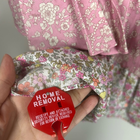 NEW NWT LOVESHACKFANCY  Genetta Liberty Fabric Bustier Ruffle Mini Dress - Picture 14 of 16